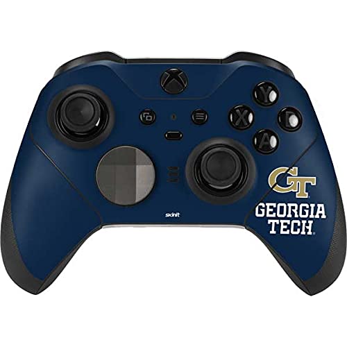 Skinit Decal Gaming Skin Compatible with Xbox Elite Wireless Controller Series 2 - Officially Licensed Georgia Tech GT Blue Design
