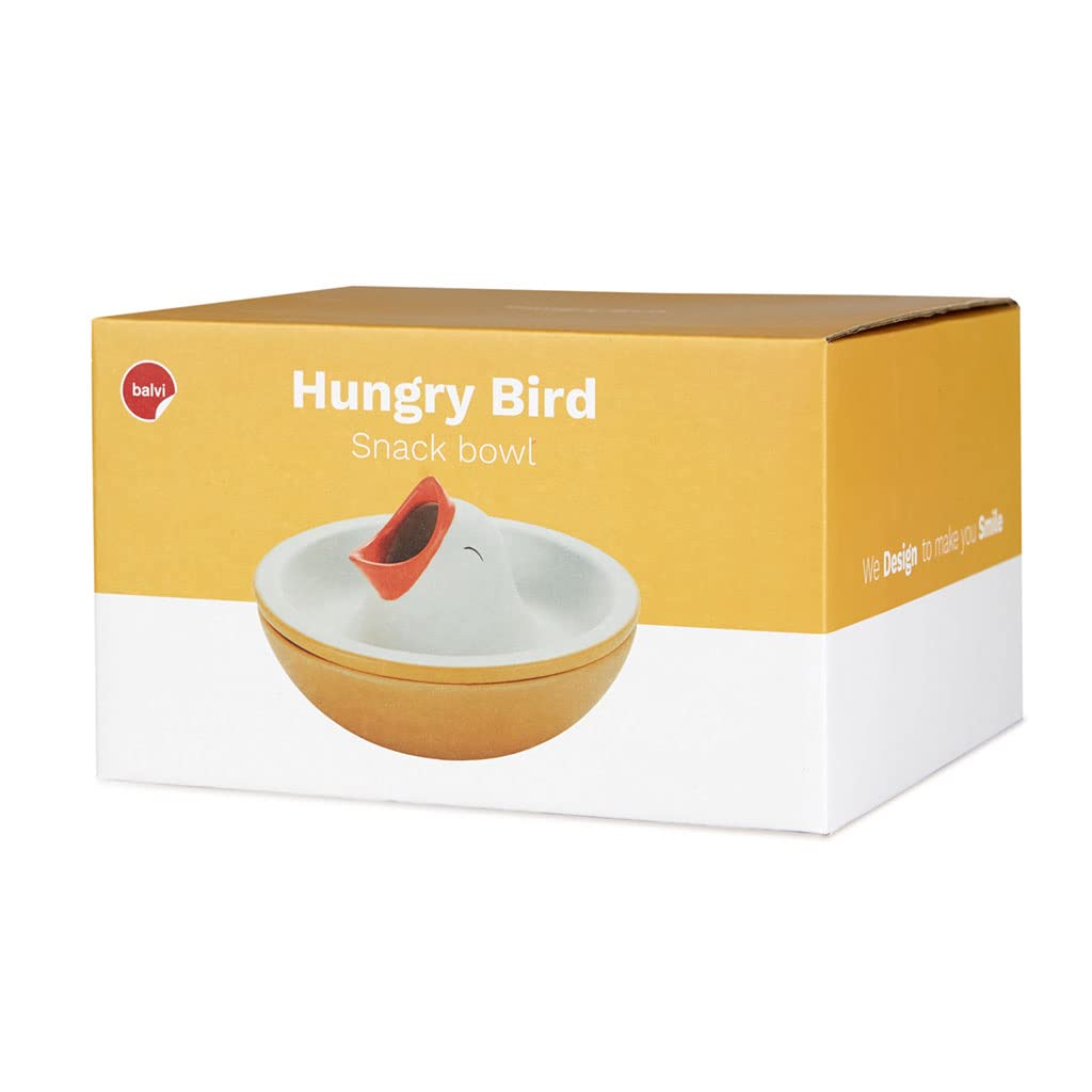 Balvi Bol apéritif Hungry Bird avec compartiment pour coques noix