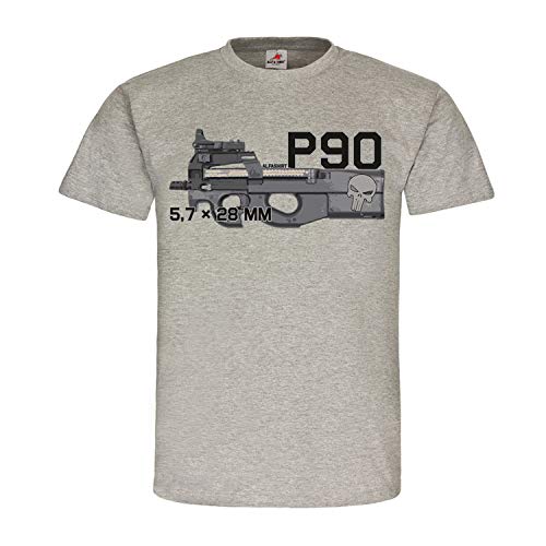 T-shirt Gamer P90 Project 90 idéal pour vos Soirées Gaming Cod et Bf en Gris XL