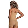 Leonisa-Tummy-Control-Body-Shaper-for-Women-Compression-Shapewear-Bodysuit Leonisa Women's Slimming Braless Firm Tummy Compression Body Shaper in Boyshort with Rear Lift,Beige,Large