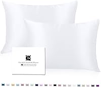 Vista 14 de Ravmix - Funda de almohada de seda para el pelo con cremallera oculta, 1 unidad