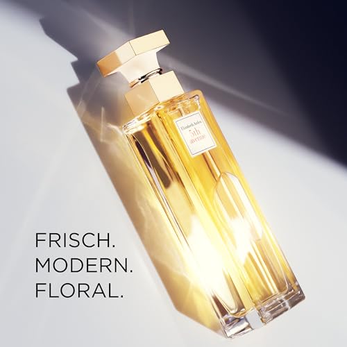 Elizabeth Arden - 5th Avenue, Eau de Parfüm, Parfümspray für Damen, elegant und luxuriös mit blumigen Noten von rosa Magnolie, Veilchen und Bernstein, frisches und leichtes Aroma - 125 ml