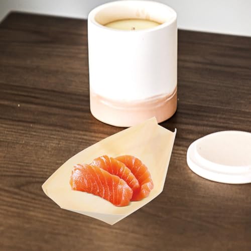 Platos de Madera Uonlytech 50 piezas 2.5 pulgadas miniatura 4