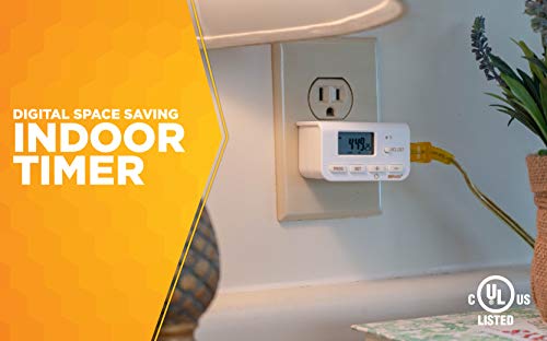 Woods 50027 50027Wd Indoor 24-Hour Digital Plug-In Timer, 1 Polarized Outlet, 1 Pack, 1-Pack #TOP1