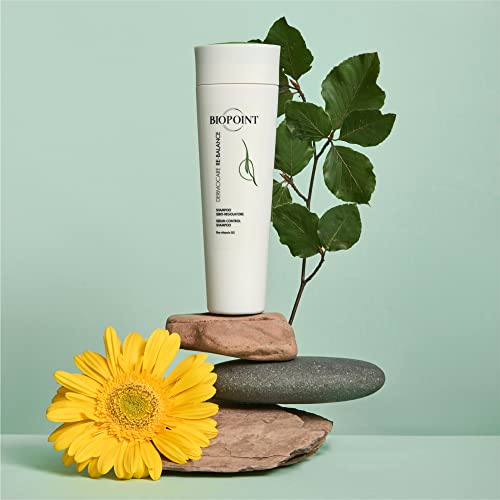 Biopoint Rebalancing Shampoo For Oily Scalp And Dry Ends - Dermocare Shampoo For Oily Hair - Sebum Regulating Shampoo For Greasy Hair - Oily Scalp Shampoo - Dermocare Re-Balance Oily Scalp Treatment #TOP3