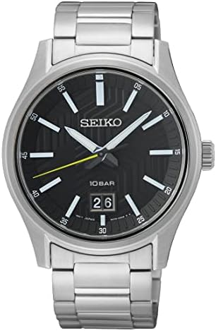 Seiko Men's Analogue Quartz Watch with Stainless Steel Strap SUR535P1