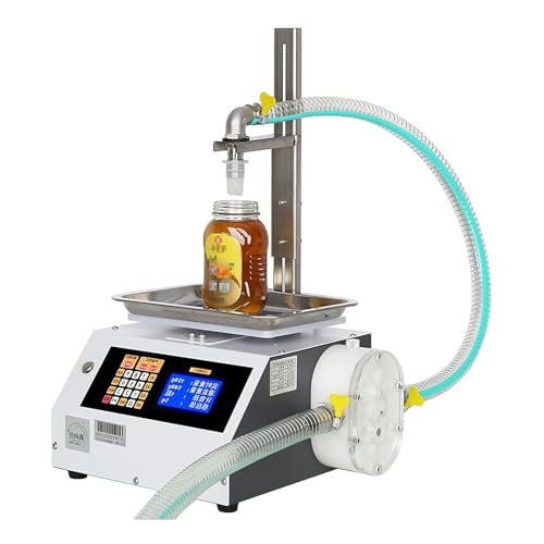 ASerZenith Máquina Llenadora De Líquidos, Máquina Llenadora con Función De Conteo, Llenadora De Líquidos De Un Solo Cabezal, Máquina Llenadora De Botellas Multifunción, Pa(4L/Min) ASerZenith Máquina Llenadora De Líquidos, Máquina Llenadora con Función De Conteo, Llenadora De Líquidos De Un Solo Cabezal, Máquina Llenadora De Botellas Multifunción, Pa(4L/Min)