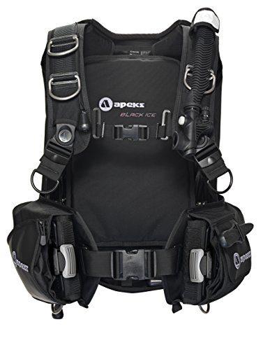 Apeks by Aqua Lung Black Ice Back Infalate BCD, ML-LG