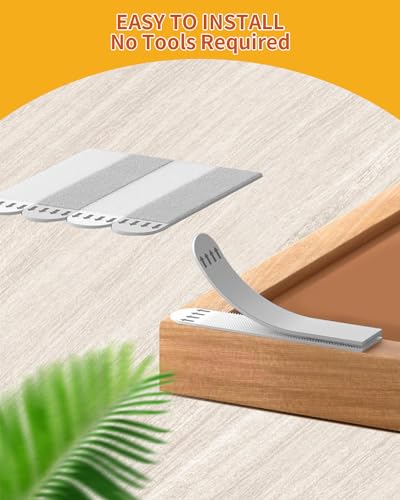 Image of Large Picture Hanging Strips, Heavy Duty, 24-Pairs(48 Strips) Wall Sticky for Hanging 3.7 inch L x 0.75 inch W., Hanging Pictures Without Nail, Hook&Loop Strips with Adhesive