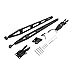 ALMULOO Traction Bar Kit Compatible with 2011-2019 Chevy Chevrolet Silverado GMC Sierra 2500 3500 HD 4WD Steel Powder Coated