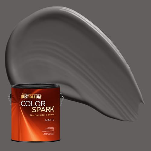 Image of Rust-Oleum Color Spark Interior Paint and Primer in One, Matte, Vortex, 1 Gallon
