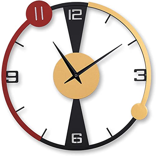 Horloge métal grandes horloges murales design luxe 45cm