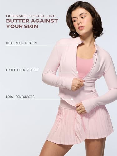 Image of CAVA Sculptor Jacket for Women | ADPT Nylon-Spandex, 4-Way Stretch, Moisture-Wicking, High Neck, Full Sleeves | Performance Activewear