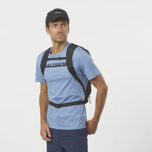 Salomon Logo Mütze Unisex, Lässiger Stil, Bequemlichkeit und Leichtigkeit, anpassbarer Sitz, Orange, Einheitsgröße