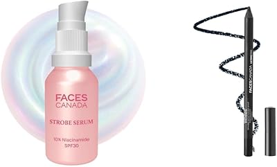Strobe Serum Mini - 15ml & Ultime Pro Longwear Opaque Eye Pencil - Solid Black 02, 1.2 G