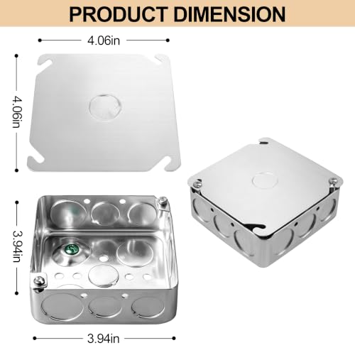 Caja galvanizada de 3/4 14 Imagen adicional