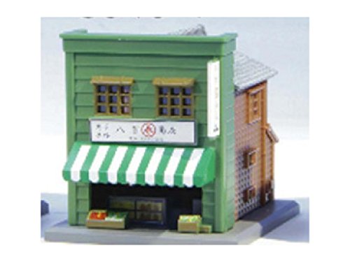 Rokuhan Z Gauge S040-1 Shop B Green boutique miniature verte échelle Z