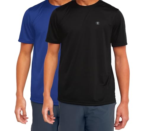 Champion T Shirts for Men Big and Tall - 2 Pack Performance Moisture Wicking Tee - image 1