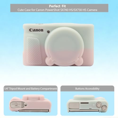 Funda de silicona para Canon PowerShot SX740 HS miniatura 5