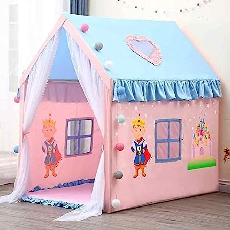 SANGANI,Colorfull Kids Play Tent House for 3-13 Year Girls and Boys Multi Color. (King Blue=00125)