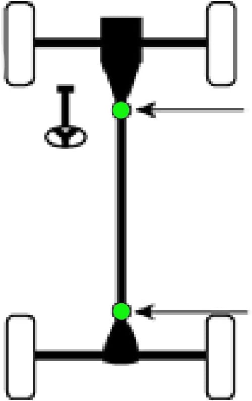 ATVPC Prop Shaft Universal Joints for Mazda RX-7,Miata & Subaru Forester