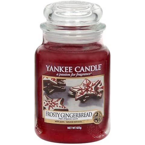 Yankee Candle Frosty Gingerbread Large Jar Cover