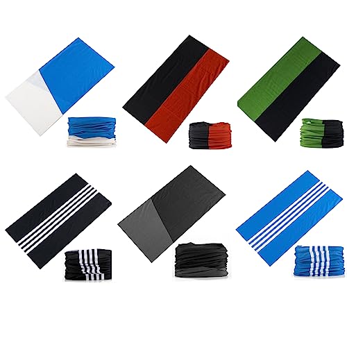 DEMIL 6PCS/8PCS/12PCS Seamless Headband Bandanas Headwear for Men&Women Scarf4