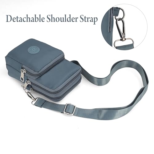 Image of Crossbody Mobile Sling Bag for Women |Stylish Phone Pouch with Detachable Strap & Adjustable Keychain|Mobile Purse|Versatile Mobile Pouch for Women