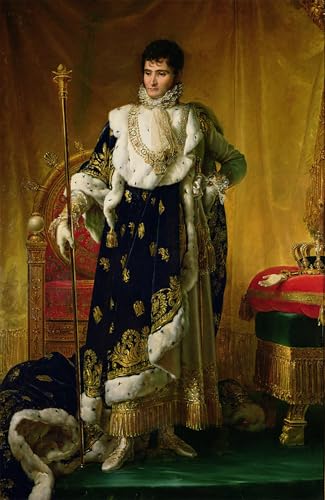 Tableau Portrait de Bonaparte Roi de Westphalie par Gérard Toile 60x90cm