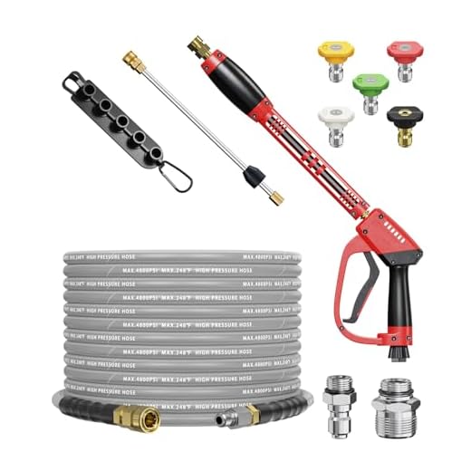 HiPrewaPro Pressure Washer Gun and Hose Kit