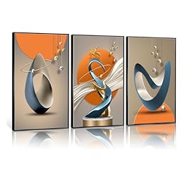 3 Pcs Modern Abstract...