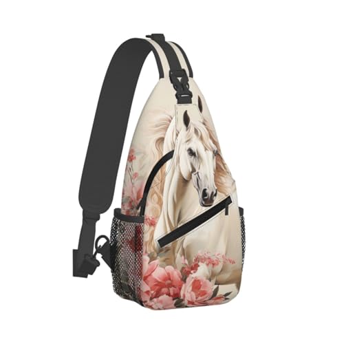 Mochila pequeña tipo bandolera deportiva negra para senderismo miniatura 1