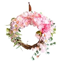 Amazon｜Lulu's ルルズ ラベンダー色のナチュラルなハーフムーンリース