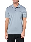 BOSS, Paul Pro Performance Polo Shirt, Tradewinds Grey, XXL