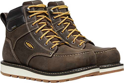 KEEN Utility Men\'s Cincinnati 6\" Composite Toe Waterproof Wedge Work Boots