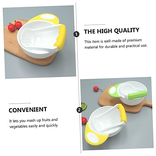 VICASKY 16 Conjuntos Tigela De Moagem Multifuncional Tigela De Alimentação Do Bebê Multifuncional Mã