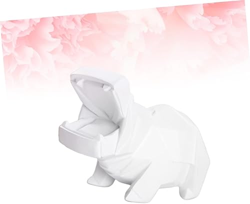 Miniatura 5 de Veemoon Alcancías para niños, decoración de escritorio para el hogar, hipopótamo, alcancía para niños, hipopótamo, alcancía para dinero real,