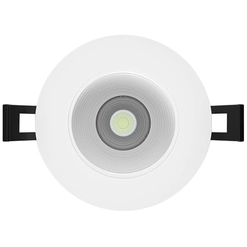 RAB Lighting-R3 3-Inch Recessed LED Downlights-Adjustable CCT 2700K-5000K-1000 Lumens 90+ CRI-9W/15W-Easy Install, No Housing Required-IC Rated, ETL Listed-Indoor/Outdoor Wet Location (R3-9B)