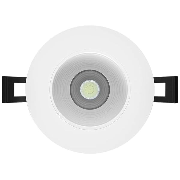 RAB Lighting-R3 3-Inch Recessed LED Downlights-Adjustable CCT 2700K-5000K-1000 Lumens 90+ CRI-9W/15W-Easy Install, No Housing Required-IC Rated, ETL Listed-Indoor/Outdoor Wet Location (R3-15B) by RAB Lighting - Used condition - US$25.17