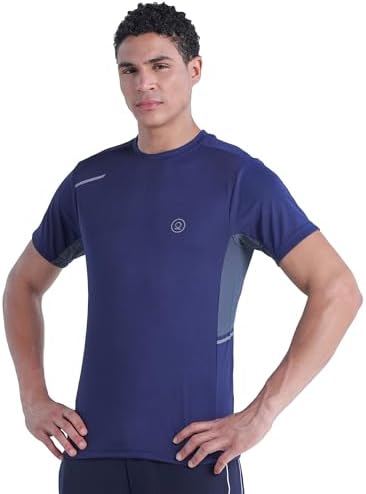 CHKOKKO Gym T Shirts for Men Workout Quick Regular Dry Fit Sports Tshirt for man Breathable Moisture-Wicking Half Sleeve Round Active wear Running Boys T Shirt