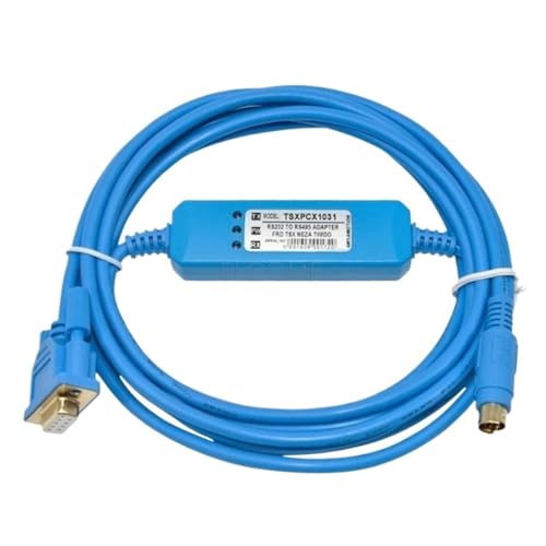 JDOUNFMO TSXPCX1031 TSXPCX1031-C RS232/RS485 Programming Cable for TSX PLC (TSX08PRGCAB)(Gold)