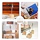 10 Stück Kartenständer,Zettelhalter aus Holz,Fotohalter mit Klammern,Minimalistische Tischkartenhalter,Praktischer Kartenständer für Notizen,Preisschilder & Fotoständer,Ideal für Zuhause oder Büro