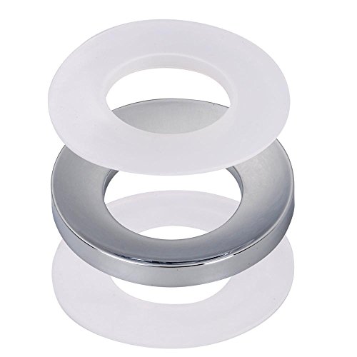 Yescom New Chrome Mounting Ring For Home Bathroom Glass Vessel Sink Drain Mount Support 1 Pack