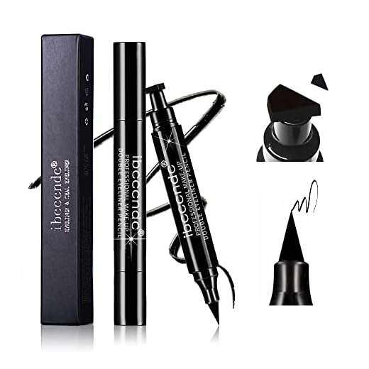 Ibcccndc Winged Eyeliner Stamp 2PCS Waterproof,Easy To Use,Long Lasting,Smudge-proof Winged Long Lasting Liquid Eye Liner Pen (001)