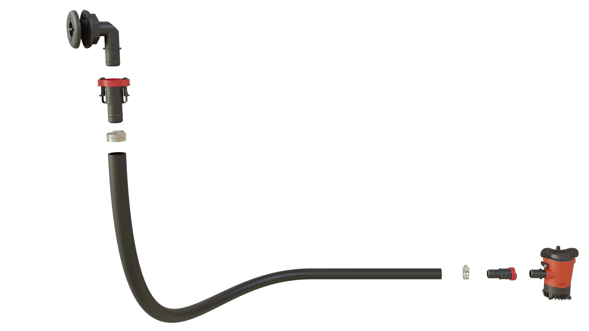 Flow-Rite Bilge Bundle For Large Or Small Boats On Freshwater Or Saltwater (3/4