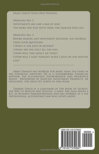 Create your own Pension: A Practical Game Plan for Income Distribution