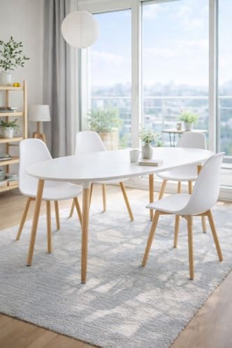 Regalos Miguel - Packs Sillas Comedor - Pack 4 Sillas Kelen - Blanco