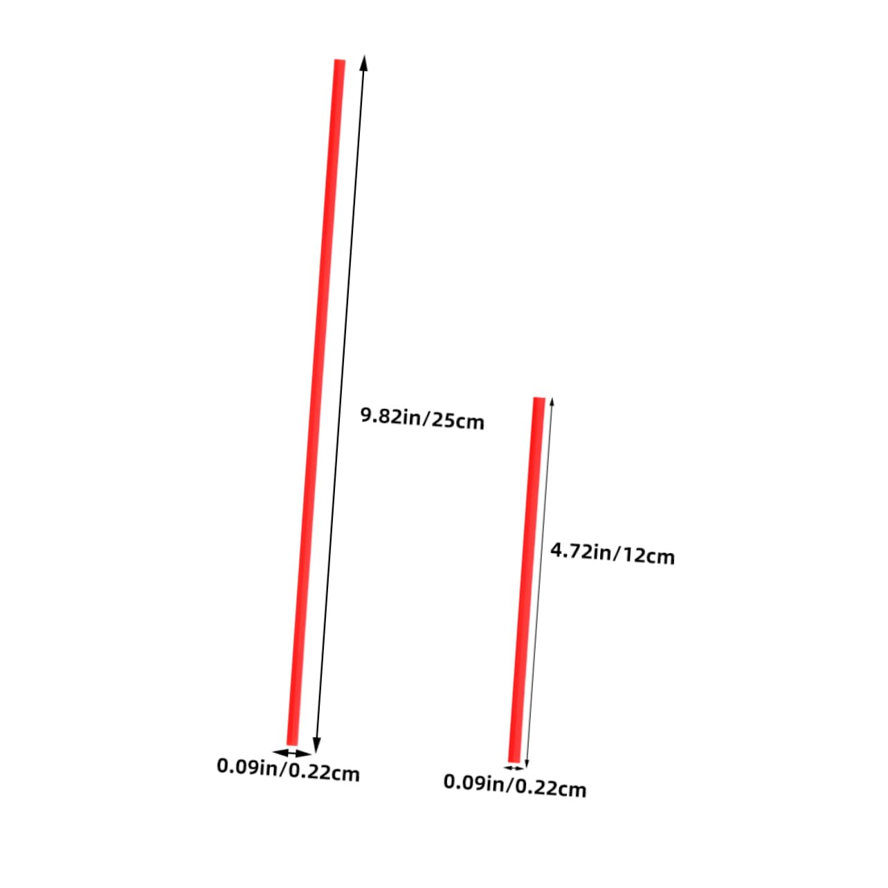 CIYODO 40pcs Long Spray Can Tubes 12cm 25cm Plastic Remover Nozzles Leakproof Design