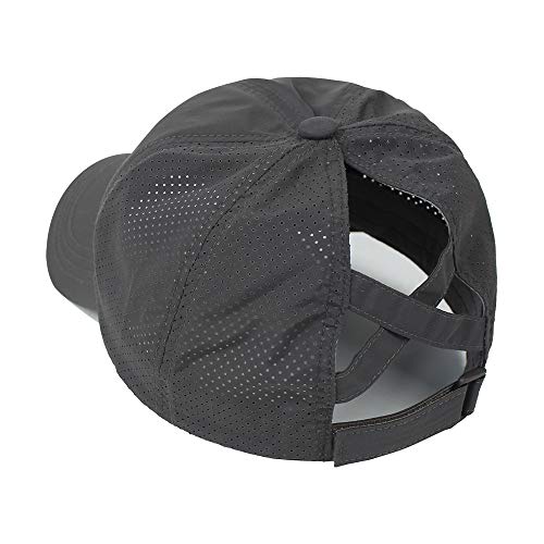 Image of Quick Dry Fit Baseball Cap - Water Repellent Sun Hat for Fishing, Running, Hiking, Golf, Surfing, Sailing, Boating