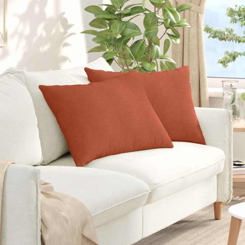 Coussin de canapé velours côtelé lavable pour soulager votre dos